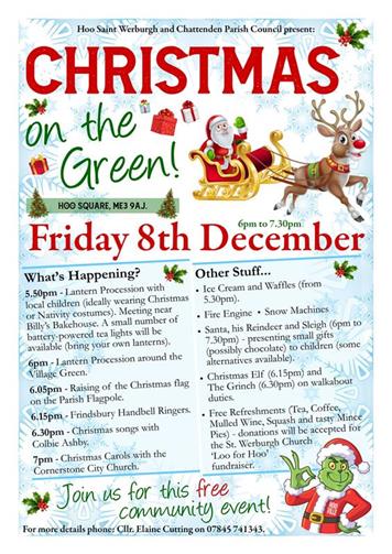 - CHRISTMAS ON THE GREEN FRIDAY 8TH DECEMBER 2023 AT 5.50PM